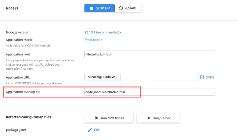 Hướng dẫn cài đặt n8n trên cPanel nhanh chóng và dễ dàng