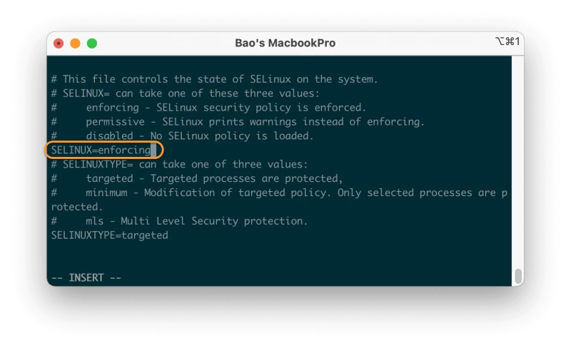 disable SELinux CentOS 7