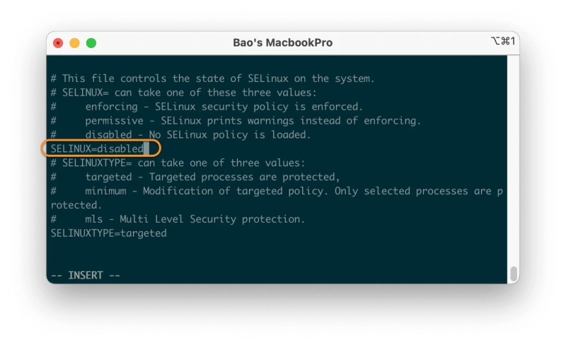 disable SELinux CentOS 7