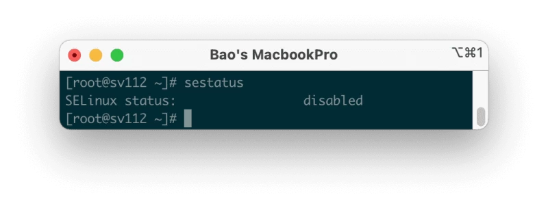 disable SELinux CentOS 7